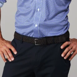 Woven Suede Belt-Collars & Co Outlet
